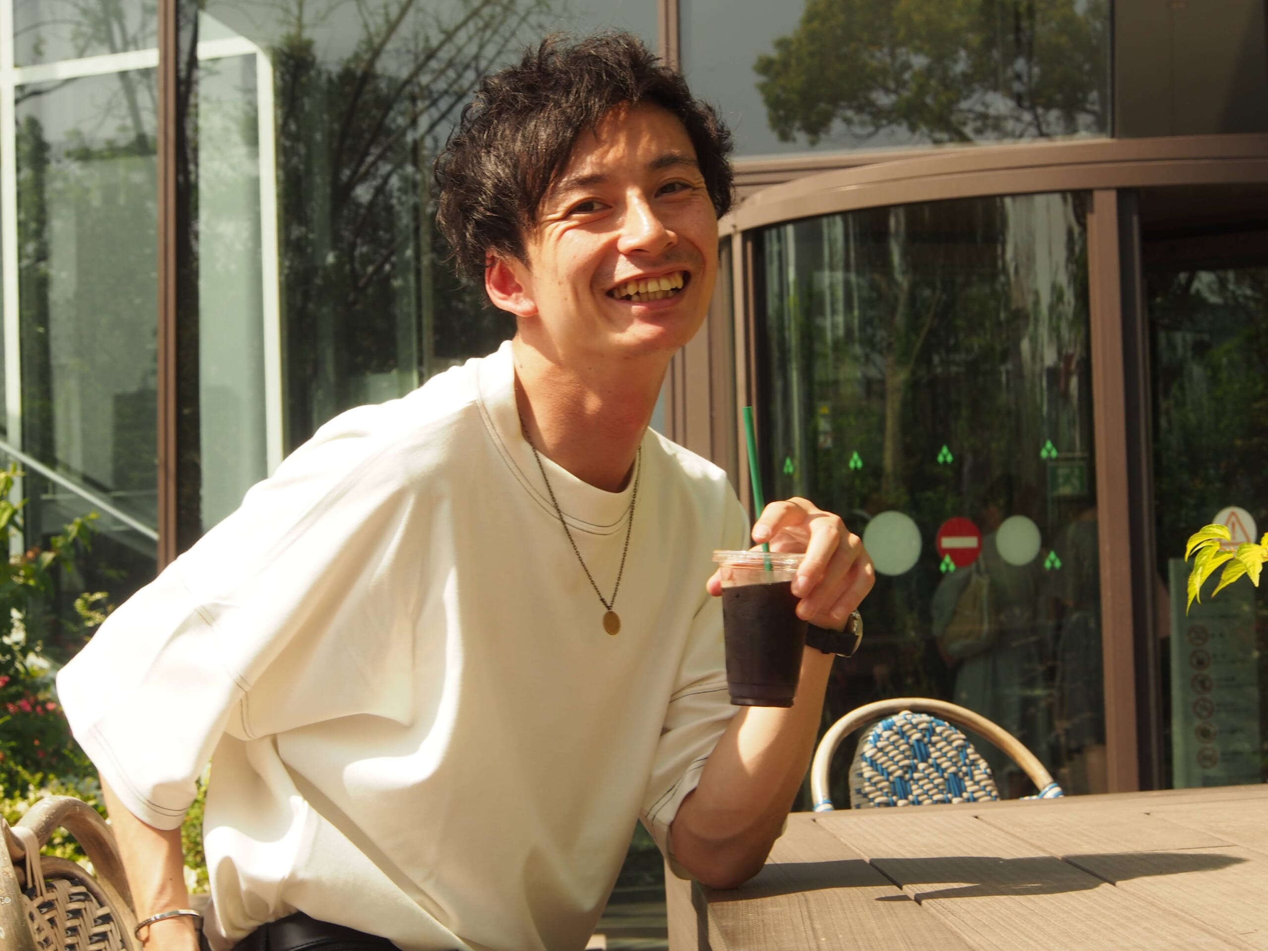 オトフィーのマッチングアプリ用写真作例（男性）